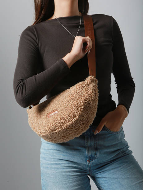 Cross Body Tas Moumoute Lancaster Beige moumoute 54 ander zicht 1